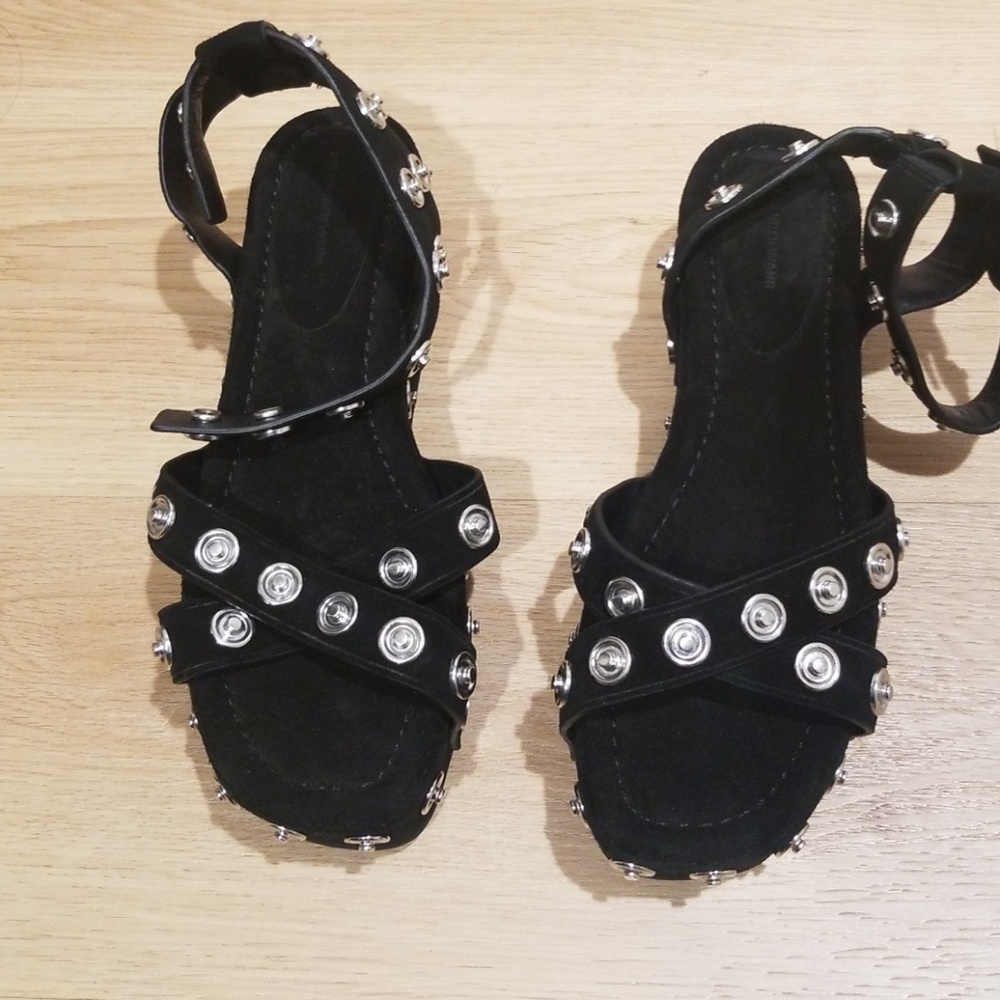 Alexander Wang Black button shoes